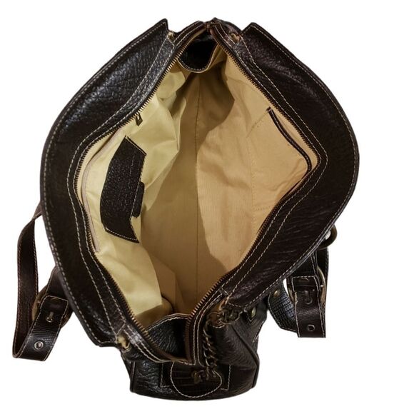 Claudia Firenze Leather Handbag - Picture 4 of 16